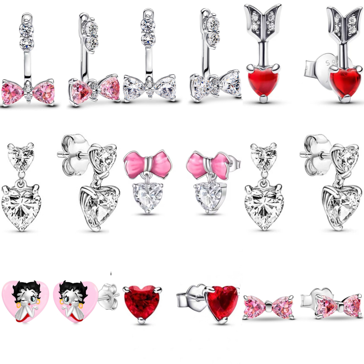 Tie Clip Silver - Anting Kecil Perak Sterling 925 Baru