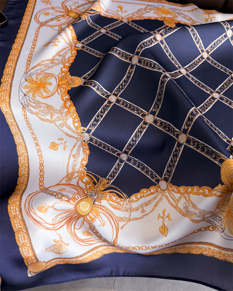 Syal Sutra Persegi Motif Ranta - Face Scarf Mask ulasan dan harga