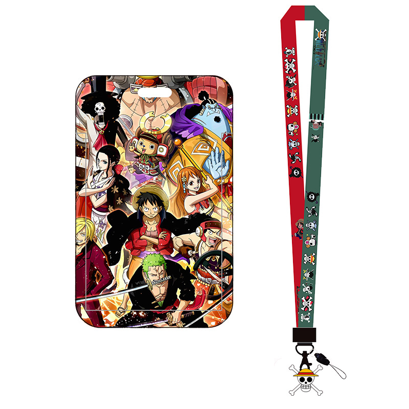 One Piece Luffy Zoro Chopper S - Lanyard Badge Holder ulasan dan harga