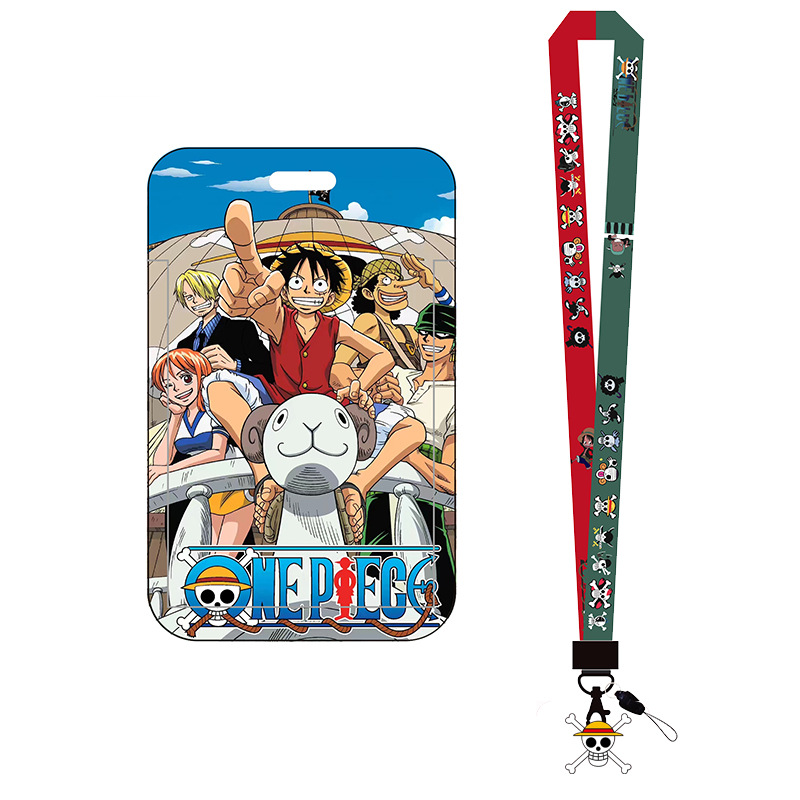 One Piece Luffy Zoro Chopper S - Lanyard Badge Holder ulasan dan harga