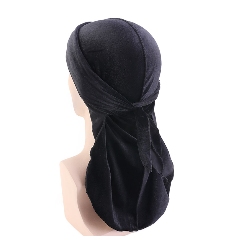 Uniseks Pria Wanita Beludru Du - Bandana Doo Rag ulasan dan harga