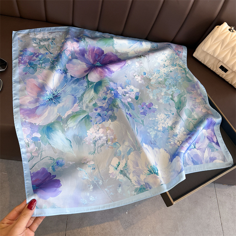 Kerudung Segi Empat Sutra Moti - Silk Neck Scarf ulasan dan harga