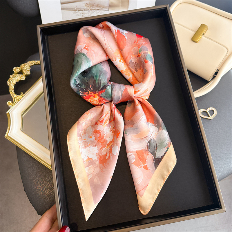 Kerudung Segi Empat Sutra Moti - Silk Neck Scarf ulasan dan harga
