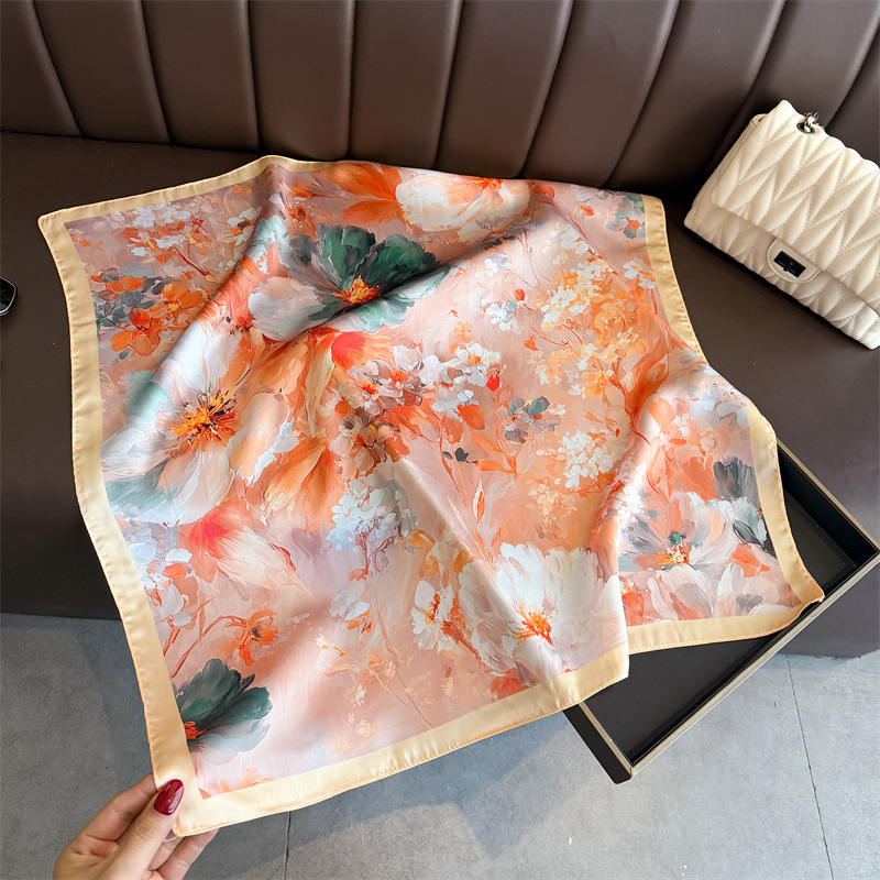 Kerudung Segi Empat Sutra Moti - Silk Neck Scarf ulasan dan harga