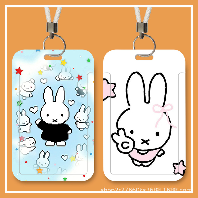 Dompet Kartu Kelinci Miffy yan - Lanyard Badge Holder ulasan dan harga