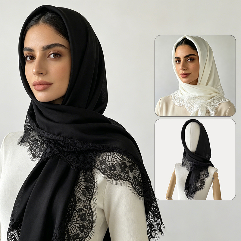 Syal Persegi 70X70Cm Jilbab Wa - Head Wrap Turban ulasan dan harga