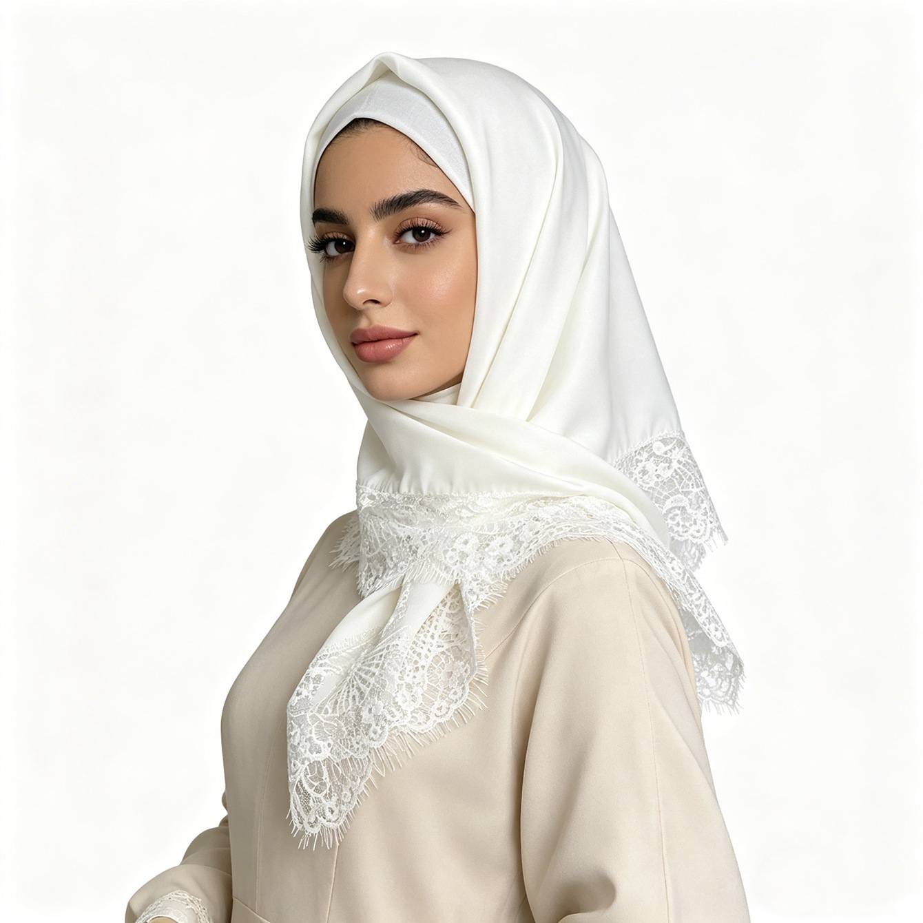 Syal Persegi 70X70Cm Jilbab Wa - Head Wrap Turban ulasan dan harga