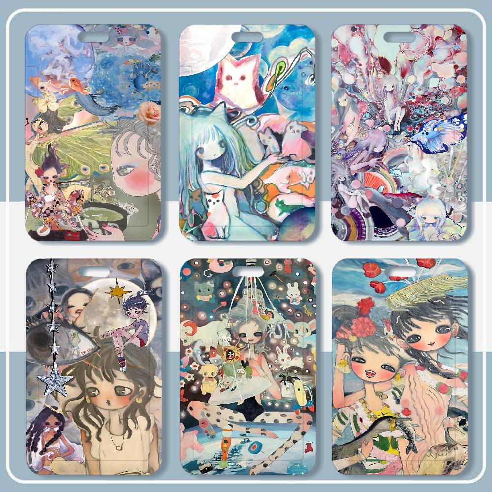 Aya T-Takano Tempat Kartu Seni - Lanyard Badge Holder ulasan dan harga